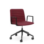 Nikola Swivel Meeting Chair With Arms