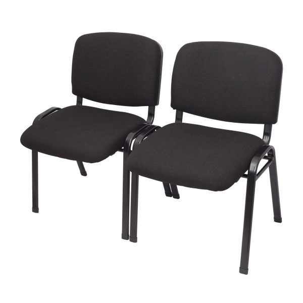 Nova Visitor Chair - Black PU