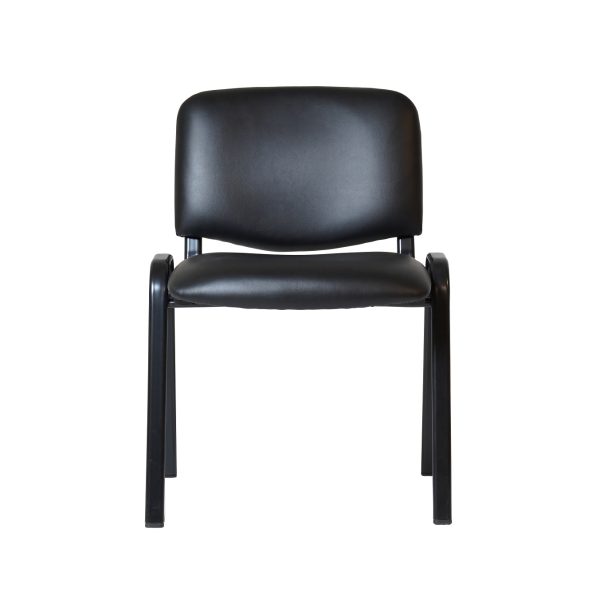 Nova Visitor Chair - Black PU