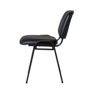 Nova Visitor Chair - Black PU