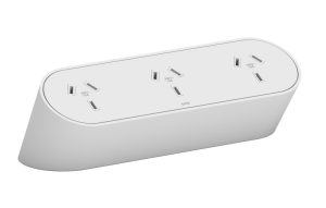 Nova Trio Desk Mount Power Rail