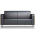 Novara Designer 2 Seater Leather Lounge