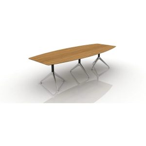 Novara Zebrano Boardroom Table 2400 x 1200 