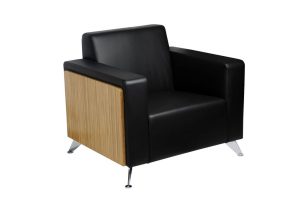 Novara Designer Single Seater Leather Lounge