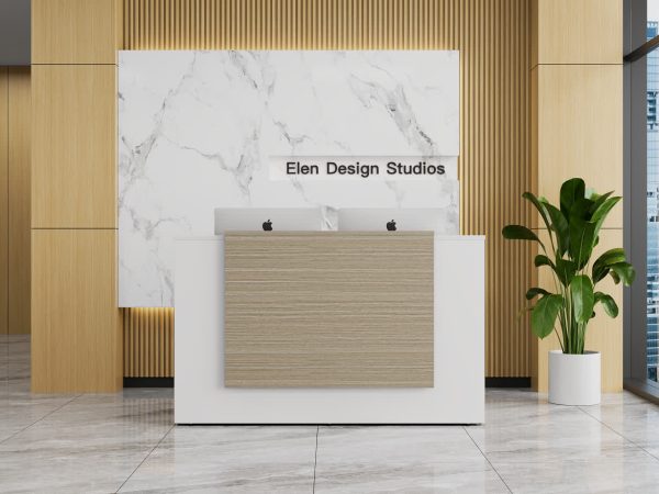 Excel Reception Counter - Tawny Linewood 1800 Excel Reception Counter - Tawny Linewood 1800