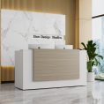 Excel Reception Counter / Reception Desk - Tawny Linewood 2100
