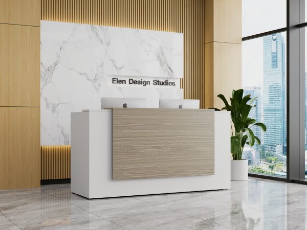 Excel Reception Counter / Reception Desk - Tawny Linewood 2100 Excel Reception Counter / Reception Desk - Tawny Linewood 2100