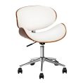 Contempo Wood Desk Chair  - Black
