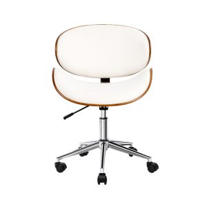 Contempo Wood Desk Chair  - White