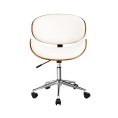 Contempo Wood Desk Chair  - Black