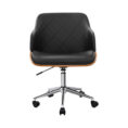 Executive Tub Chair Ply Base - Black PU