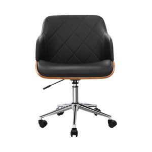 Executive Tub Chair Ply Base - Black PU