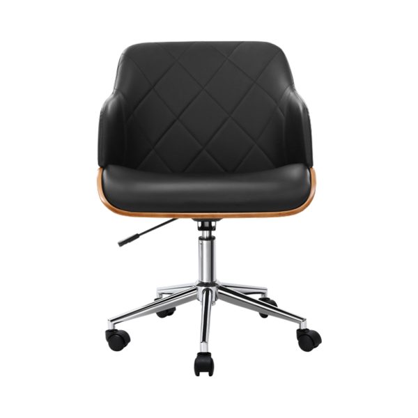 Executive Tub Chair Ply Base - Black PU