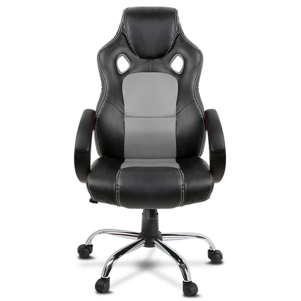 Racer High Back Office Chair Grey R22G - Stock Check*