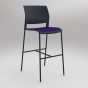 Game Bar Stool Upholstered Seat - 7 Colours