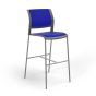 Game Bar Stool Upholstered Seat - 7 Colours