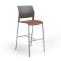 Game Bar Stool Upholstered Seat - 7 Colours