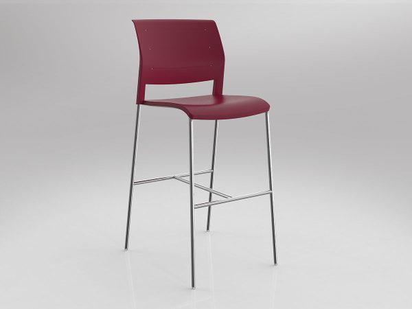 Game Bar Stool PP Shell - 7 Colours