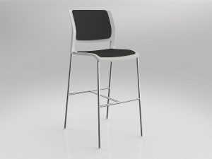 Game Bar Stool Full Upholstered - 7 Colours