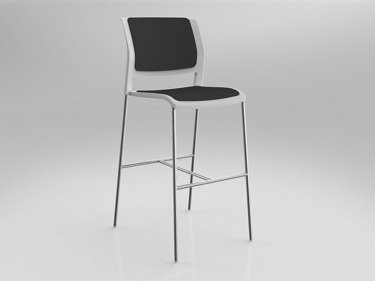 Game Bar Stool Full Upholstered - 7 Colours