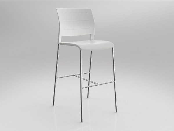 Game Bar Stool PP Shell - 7 Colours