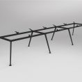 Team Black Boardroom Table 3000x1500 - Many Sizes