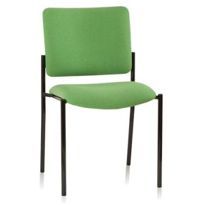 Vera Upholstered Visitor Chair - Square Back