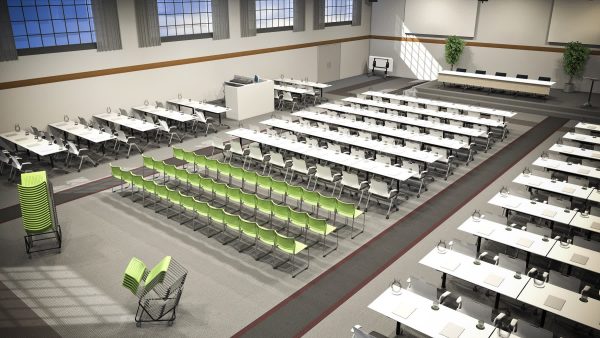 Uni Flip Mobile Meeting Table 1200x600