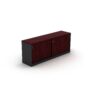 Sliding Door Credenza / Buffet 1500 REDWOOD - 5 Colours