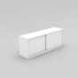 Sliding Door Buffet Credenza 1500 WHITE - 5 Colours