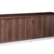 Premium Walnut Sliding Door Credenza - Casnan1800