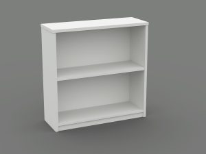 Small Open Bookcase 900H WHITE - And 5 Colours