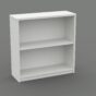 Small Open Bookcase 900H WHITE - And 5 Colours