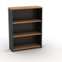 Medium Open Bookcase 1200H Redwood - And 5 Colours