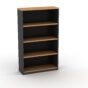 Open Bookcase 1500H Beech - And 5 Colours