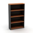 Open Bookcase 1500H WHITE Charcoal - And 5 Colours