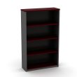 Open Bookcase 1500H WHITE Charcoal - And 5 Colours