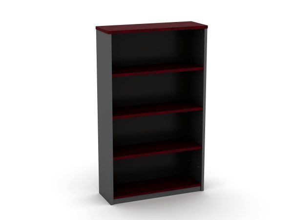 Open Bookcase 1500H WHITE Charcoal - And 5 Colours Open Bookcase 1500H WHITE Charcoal - And 5 Colours