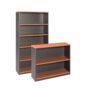 Small Open Bookcase 900H WHITE - And 5 Colours