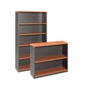 Small Open Bookcase 900H CHERRY - And 5 Colours