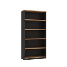 Open Bookcase 1800H White Charcoal