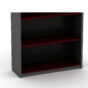 Small Open Bookcase 900H WHITE - And 5 Colours