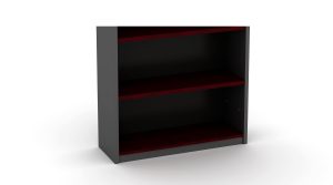 Small Open Bookcase 900H Redwood - And 5 Colours