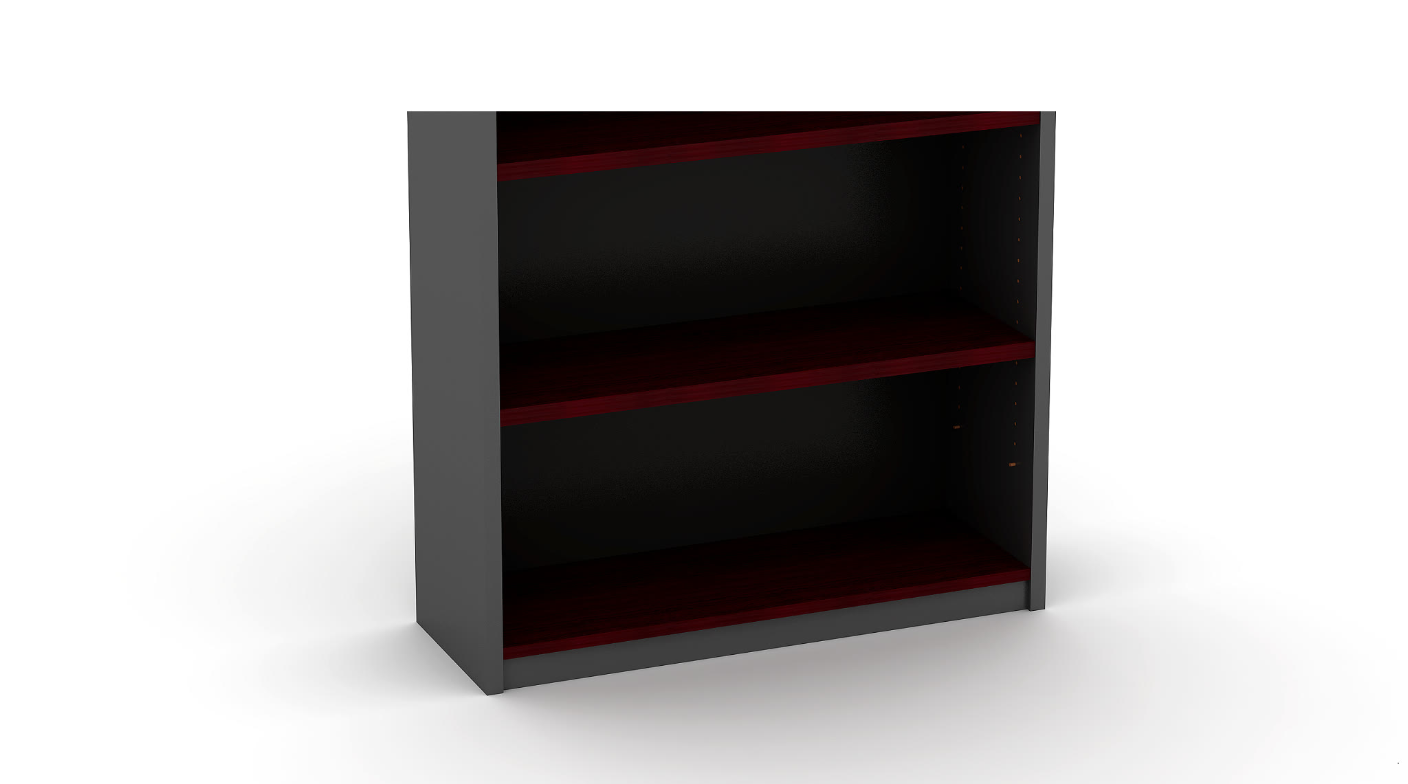 Small Open Bookcase 900H Redwood - And 5 Colours