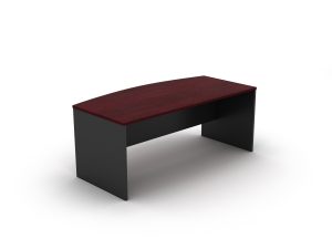 Bow Front Office Desk 1800 - 5 Colours