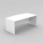 Bow Front Office Desk 2100 - 5 Colours