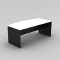Bow Front Office Desk 2100 - 5 Colours