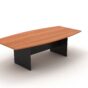 Boat Shaped Boardroom Meeting Table 2400W - 5 Colours