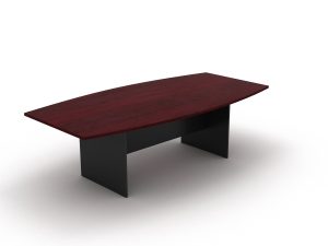 Boat Shaped Boardroom Meeting Table 2400W - 5 Colours