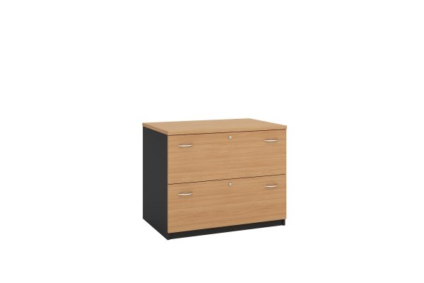 2 Drawers Lateral Filing Cabinet - 4 Colours